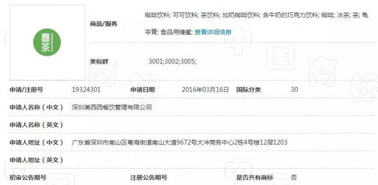 “喜茶”遇上“囍茶”，都是商標(biāo)惹的禍！
